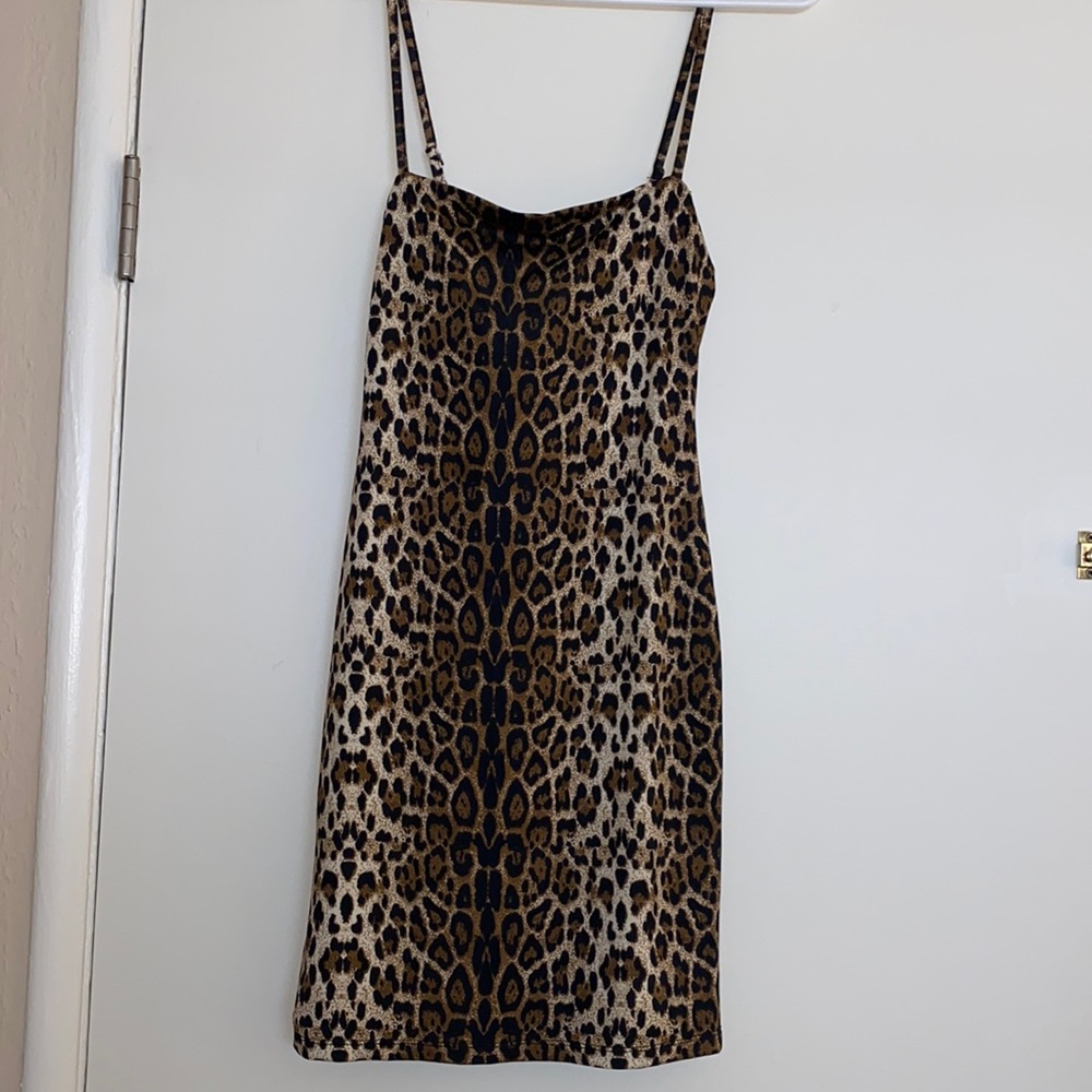 Cheetah bodycon dress